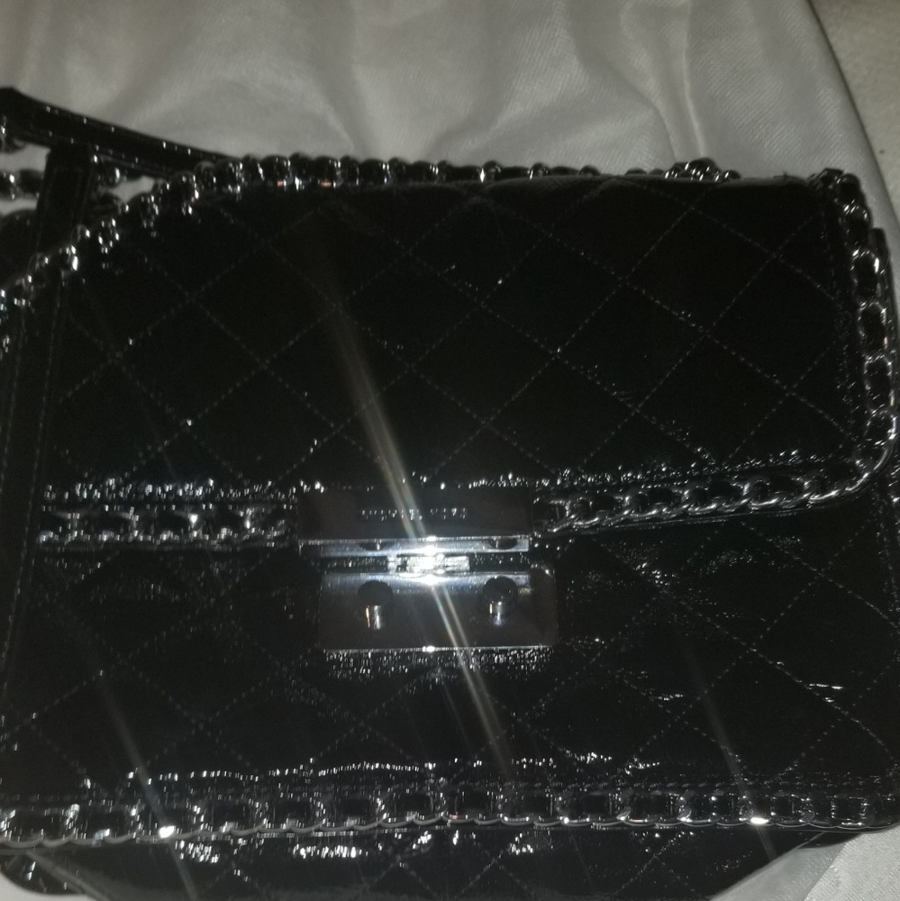 Michael Kors Black Quilted Leather Tote Bag - Picture 2 of 8